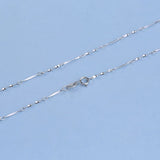 925 Sterling Silver Women Necklace 40CM/45CM Chain Solid Female Jewelry