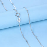 1.7mm Necklace Chain Solid 925 Sterling Silver Gift Jewelry