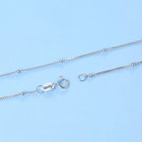 1.7mm Necklace Chain Solid 925 Sterling Silver Gift Jewelry