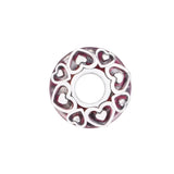 Glass Charm Beads for Women Mother's Bracelets Silver Jewelry DIY