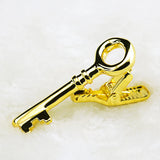 Men's Plated Key Bar Tie Clip Set - Shirts Accessories