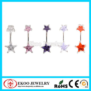 Petite Star Double Body Piercing Jewelry