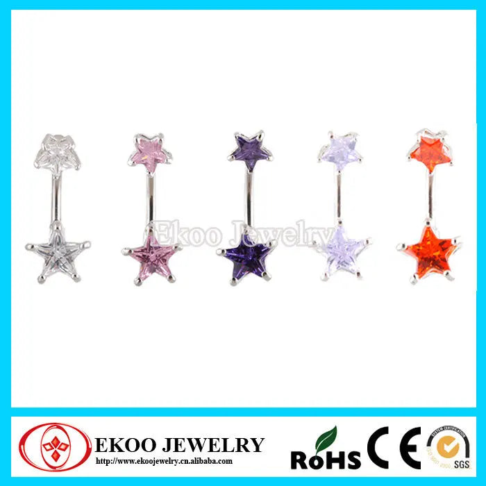Petite Star Double Body Piercing Jewelry