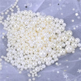 ABS Pearl Round Beads Sew On Beads Clothing Decoration