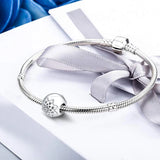 925 Silver Dazzling Daisy Charms for Bracelet DIY Jewelry Making