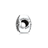 925 Sterling Silver Starfish Beads Clear CZ for Bracelets