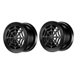 Anodized Spider Web Ear Gauges Plugs Stretcher Body Piercing Jewelry 2pcs