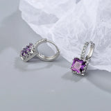 925 Silver Princess Crystal Earrings FQL21014