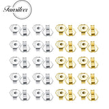 20Pairs 925 Silver Butterfly Earrings Backs Hypoallergenic Jewelry