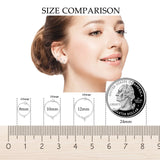 3 Pairs 925 Silver Small Hoop Earrings Women Sleeper Tiny Hoop Earr