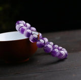 Fantasy Amethyst Bracelet Crystal Single Ring Hand String Sweet Jewelry