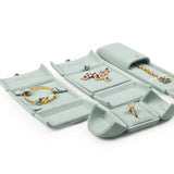 Fanxi Ice Microfiber Jewelry Packaging Box with Metal Button