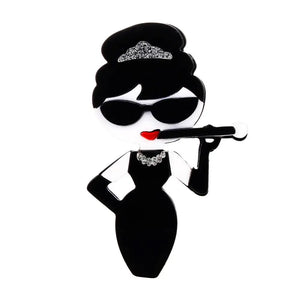 Farlena Animal Acrylic Brooch For Women Stitching Resin bird Brooch Pins