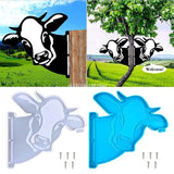 Cow Head Pendant Silicone Mold DIY Crafts Tool