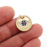 Evil Eyes/Eight Trigrams Array Necklace Pendant Colorful Zircon Charm