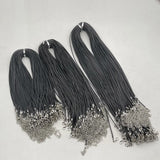 Mixed Wax Rope Lobster Clasp Necklace Lanyard Jewelry Pendant Cords 100pc