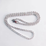 Rhinestone Men's Hip Hop Necklace Ice Tennis Chain Women's Necklace