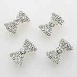 10pcs 18mm*12mm Rhinestone Button Slider for Wedding Clothing