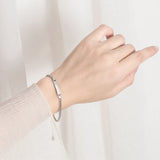 925 Silver Cuban Chain Bracelet for Baby, Men, Women