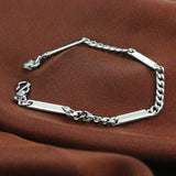 925 Sterling Silver Unisex 4mm Boy Bracelet