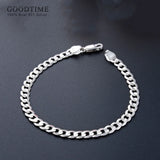 925 Sterling Silver Bracelets For Man Romantic Jewelry Accessories