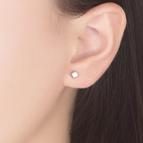 925 Sterling Silver Square Bar Earrings for Women