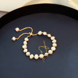 Baroque Freshwater Pearl 14K Filled Bracelet Jewelry for Women