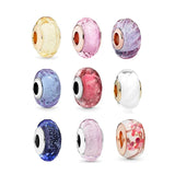 S925 Sterling Silver Diy Bracelet Mustano Beads Glass Bead Jewelry