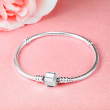 925 Sterling Silver Charm Bracelet Women DIY Beads Jewelry