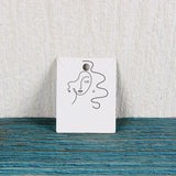100Pcs Women Pattern Earring Card Necklace Jewelry Packing Tag Holders