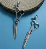 100pcs Scissors Charm Jewelry Accessories Fast 44*13MM