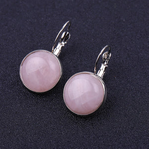 Natural Stone Ear Clip Earrings for Women Jewelry
