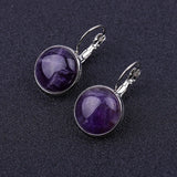 Natural Stone Ear Clip Earrings for Women Jewelry