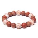 Mixed Natural Stone Bead Bracelet Agate Streche Men Women Jewelry