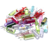 10pcs Cartoon Drink Bottle Acrylic Pendants For DIY Necklace Bracelet