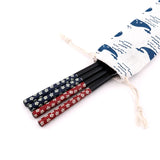10pcs 6*27cm Drawstring Cotton Bags for Jewelry Fork Chopsticks Tableware