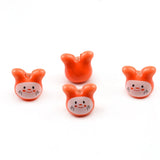 11x12mm Rabbit Shape Ceramic Beads for Jewelry Making
