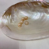 12-13mm Carved Freshwater Organge Peach Pearl Beads for DIY Jewelry Making