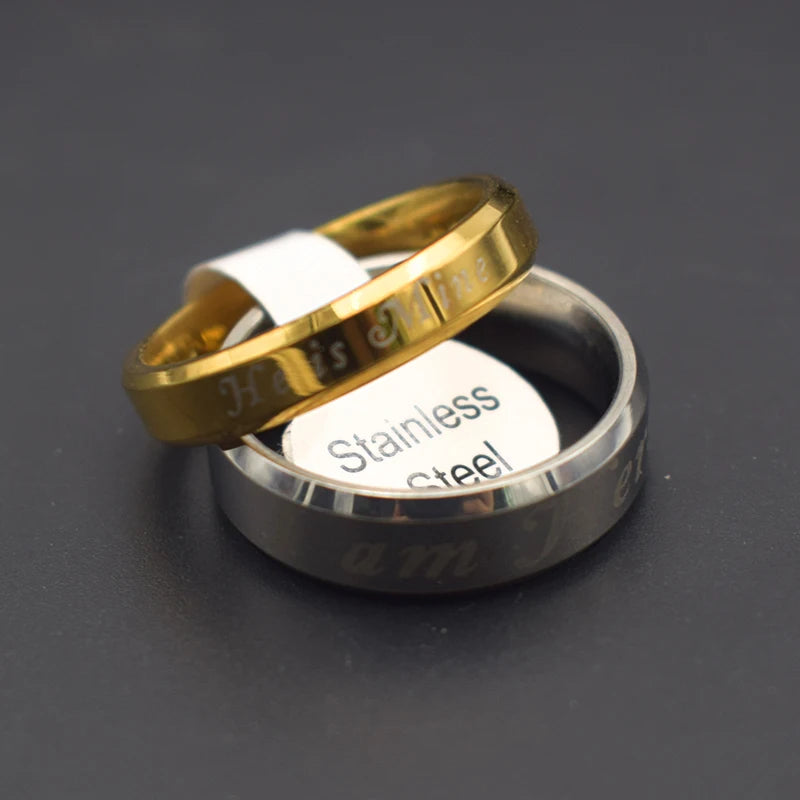 12 Mix Couple Rings Vintage Silver Gothic Wedding Letter Rings Set