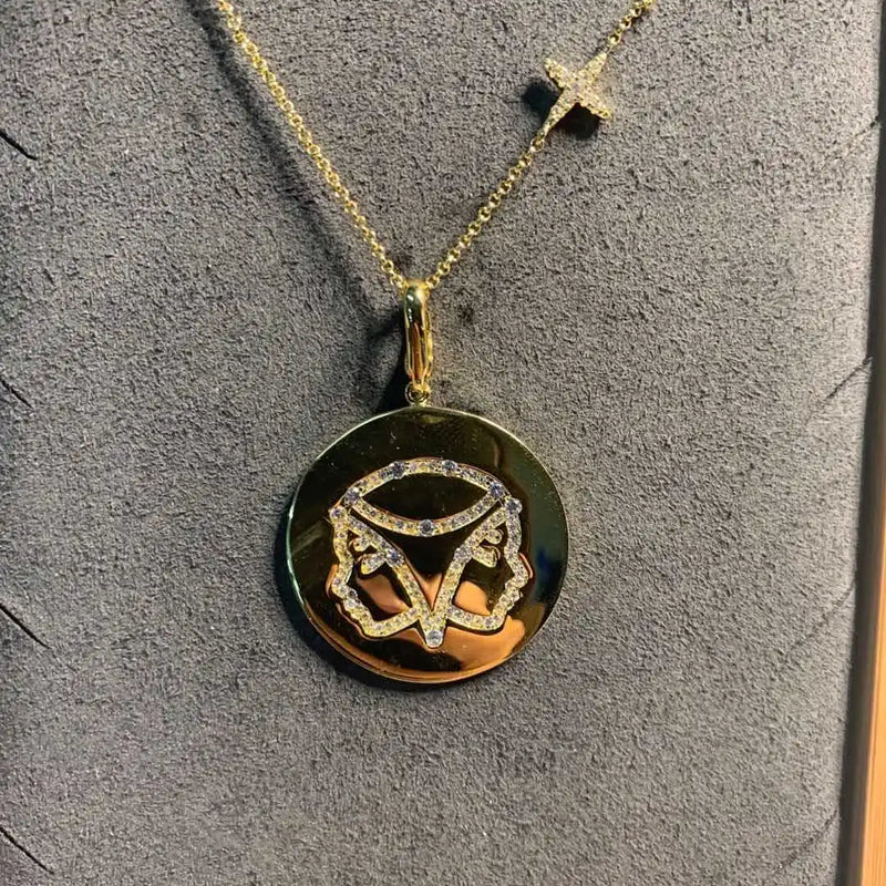 Zodiac Necklace European Girls Twelve Constellation Necklaces Jewelry For Women