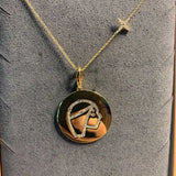Zodiac Necklace European Girls Twelve Constellation Necklaces Jewelry For Women