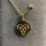 Zodiac Necklace European Girls Twelve Constellation Necklaces Jewelry For Women