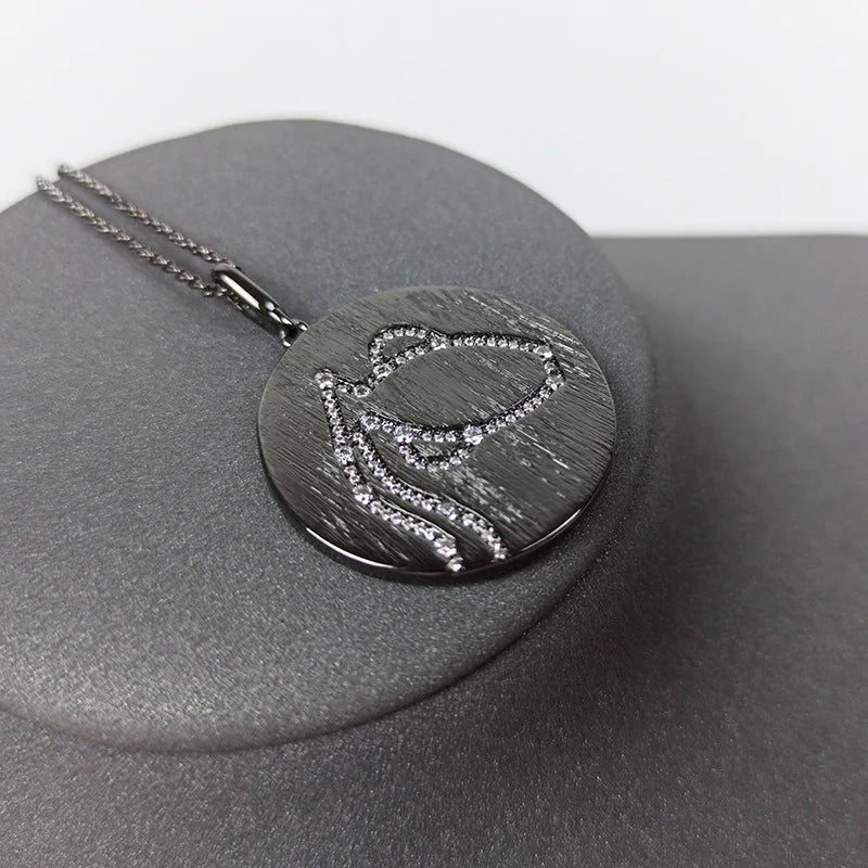 12 Zodiac Necklace Constellation Necklaces Jewelry For Women Men