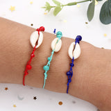 12pcs Shell Crystal Beads Braided Bracelets Women Girl Charms Kid Bracelet