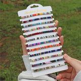12pcs/set Stone Braided Bracelet Evil Eye Charm Bracelets