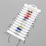 12pcs/set Stone Braided Bracelet Evil Eye Charm Bracelets