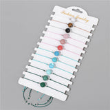 12pcs/set Stone Braided Bracelet Evil Eye Charm Bracelets