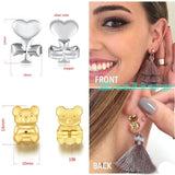 14 Styles Hypoallergenic Earring Lifter Support Posts for Women