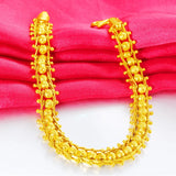 14K Wedding Bracelet for Women Watch Chain, Not Fade