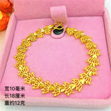 14K Crown Bracelet Women's Wedding Jewelry 10mm